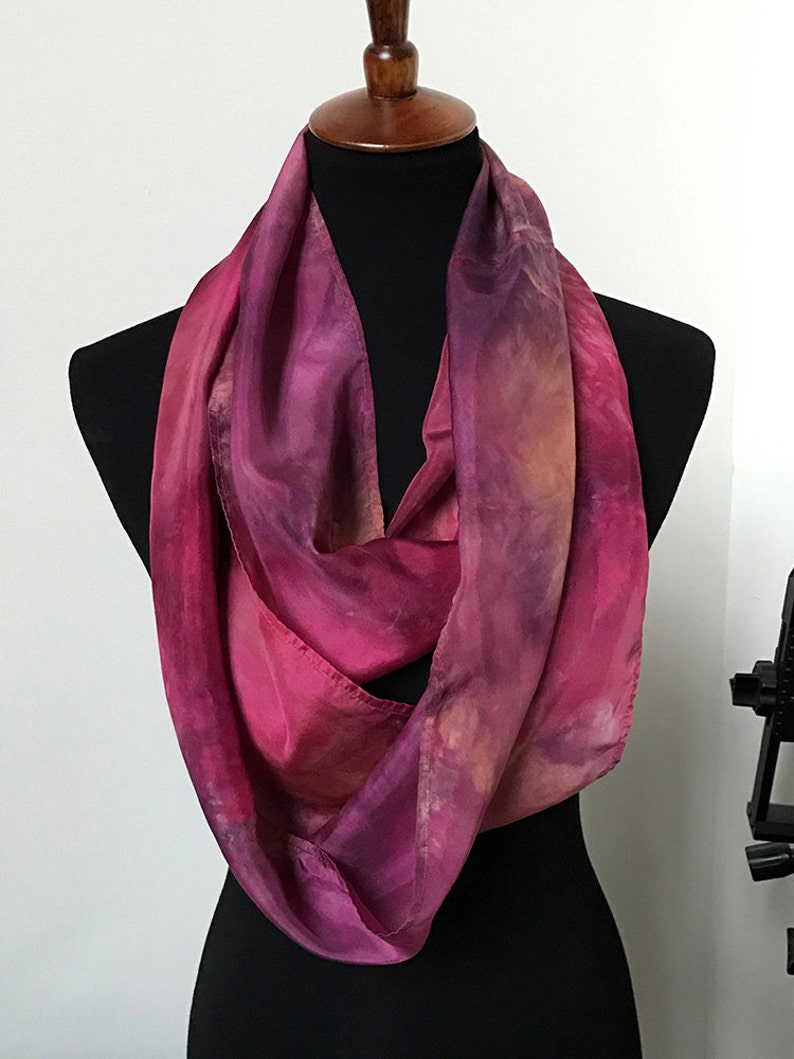 Prophetic Silk Scarf Gifts for Women Dyed Silk Etsy