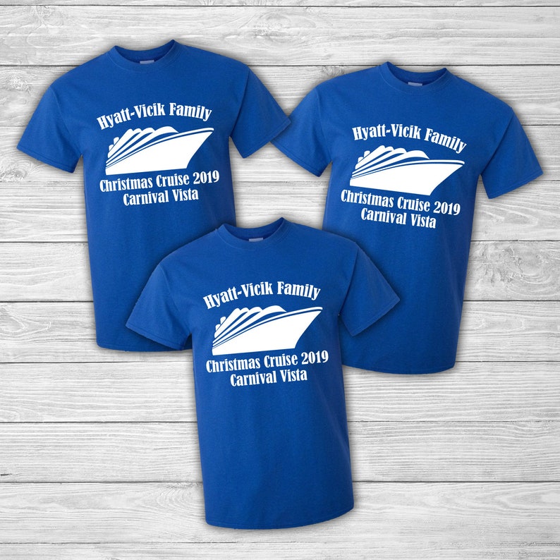 Family Christmas Cruise Shirts Personalized image 2