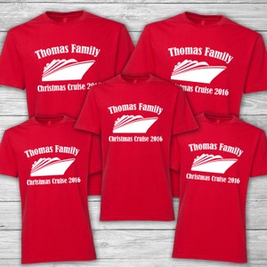 Family Christmas Cruise Shirts Personalized image 8