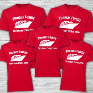 Family Christmas Cruise Shirts Personalized image 5