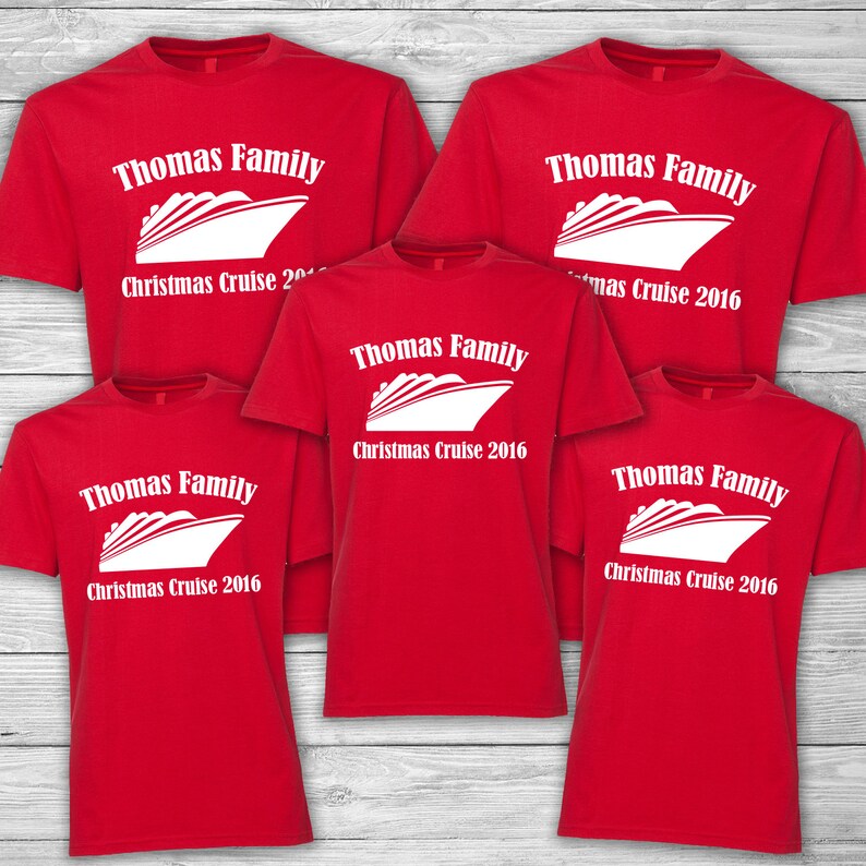 Family Christmas Cruise Shirts Personalized image 5