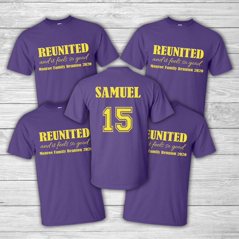 Personalized Family Reunion Shirts image 1