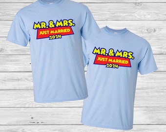 Toy Story - Mr & Mrs Shirts - Just Married