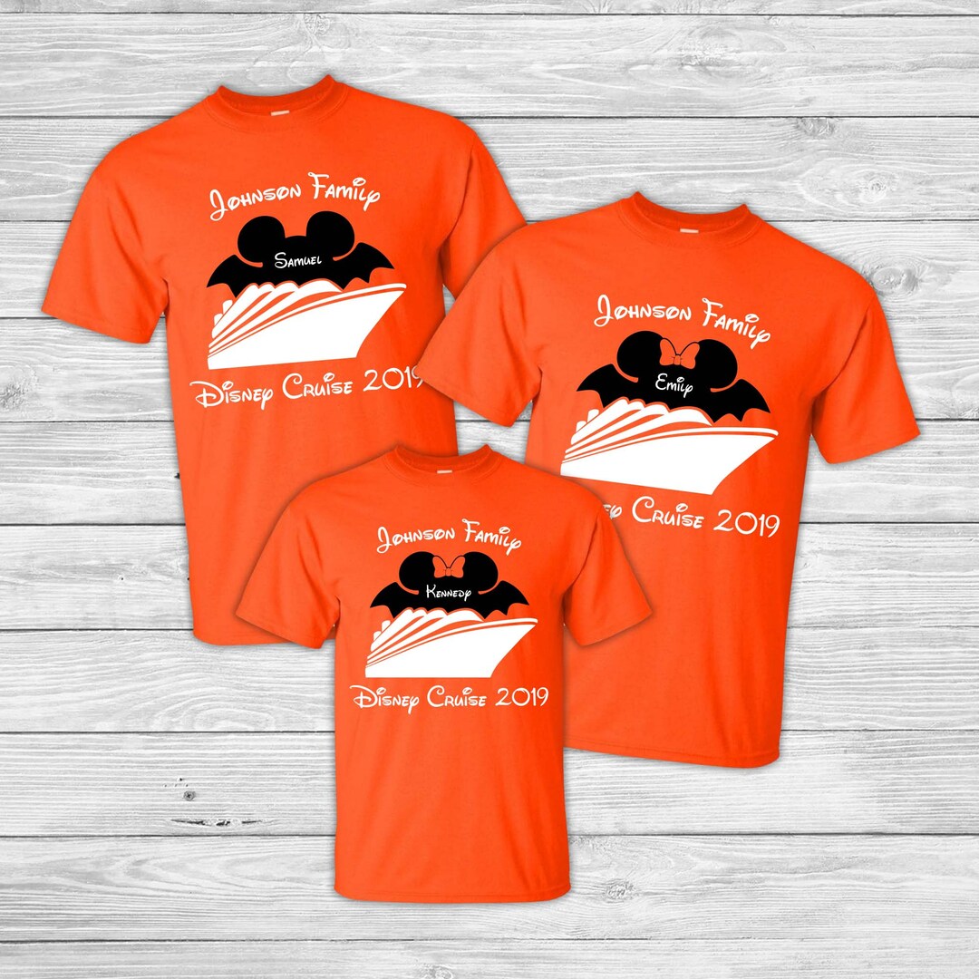 Halloween Disney Cruise Shirts Disney Honeymoon Couples Shirts Custom Disney Shirts Etsy