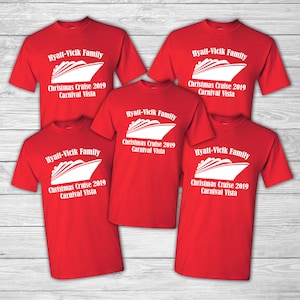 Family Christmas Cruise Shirts Personalized image 1