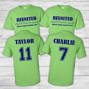 Personalized Family Reunion Shirts image 3