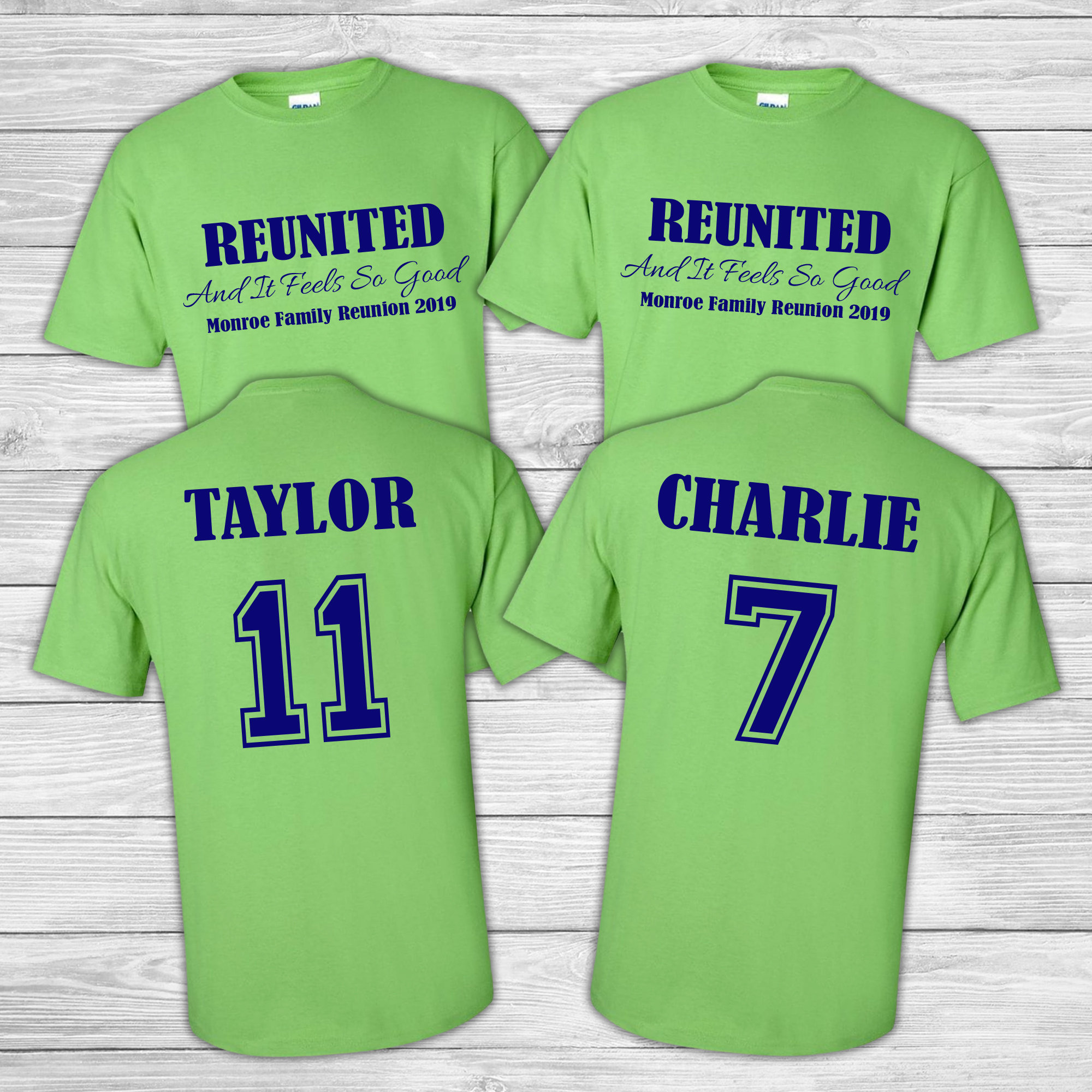 Personalized Family Reunion Shirts Etsy