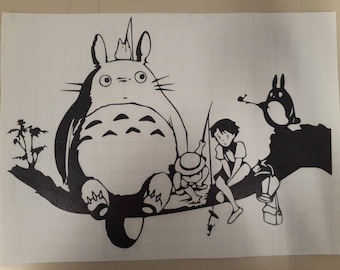 Totoro vinyl decal