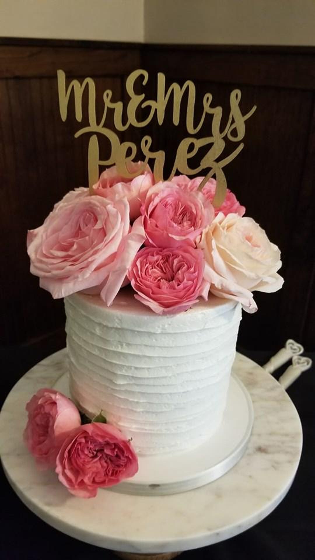 Fake Wedding Cake for Display, Faux Cake, 8 Inch Cake for Display ...