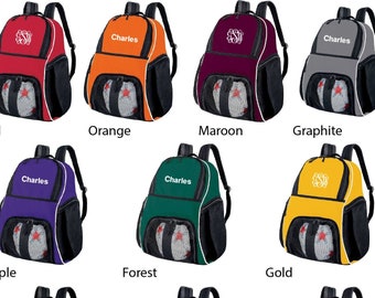 personalized soccer bags