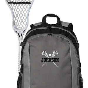 Embroidered Monogram Lacrosse Bag, Lacrosse Bag, Lacrosse Gift, Lacrosse Bag, Lacrosse, Custom Sports Tote for Players