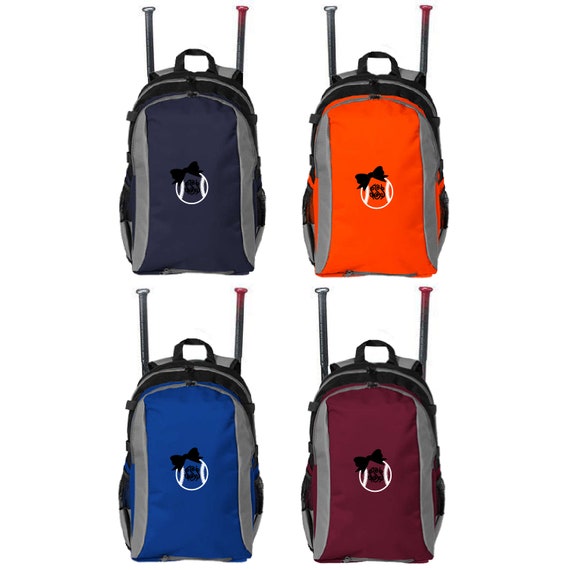 Embroidered Monogram Bat Bag Baseball Bag Softball Gift