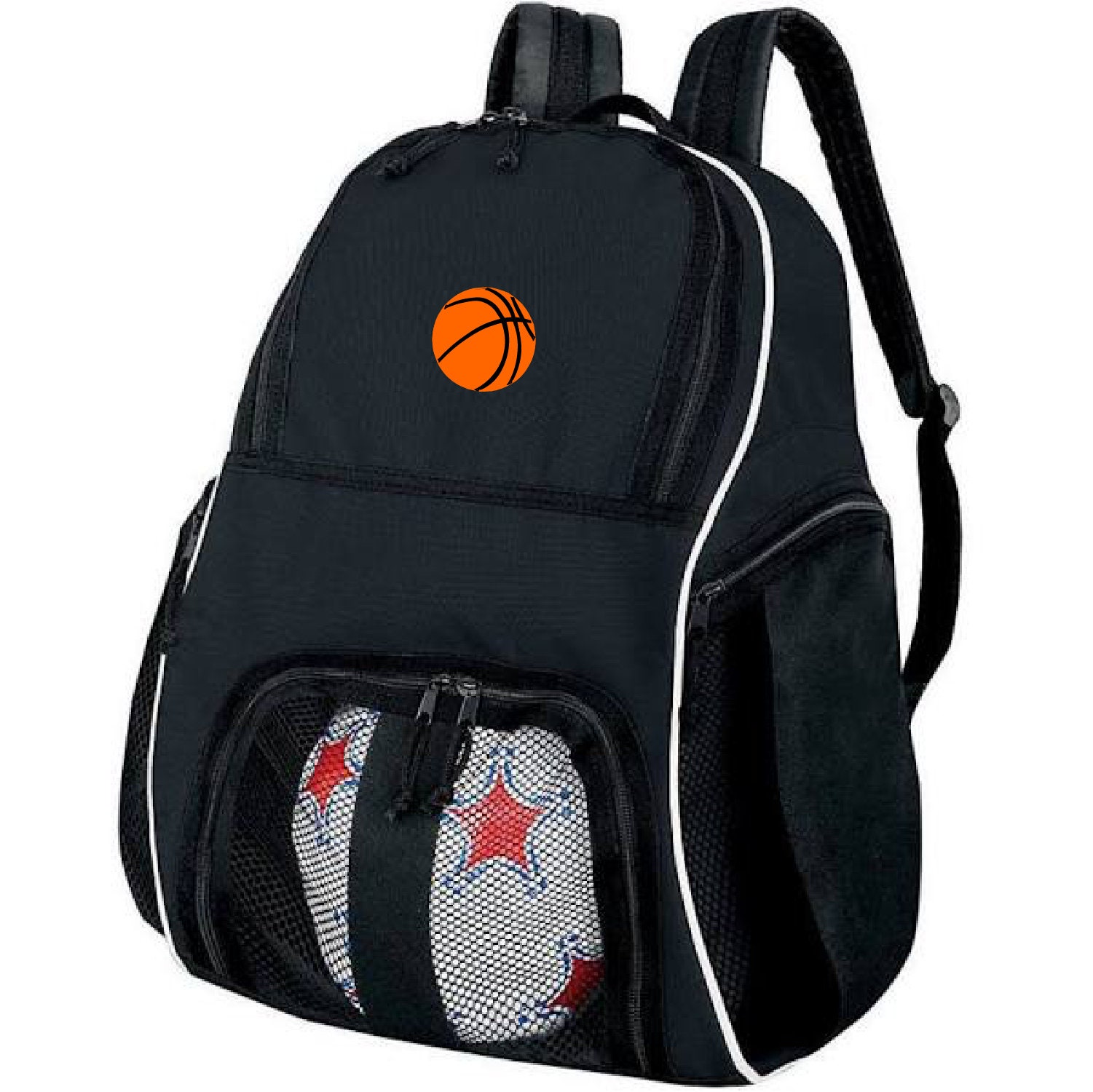Embroidered basketball bags deals