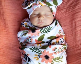 cute baby girl swaddle blankets