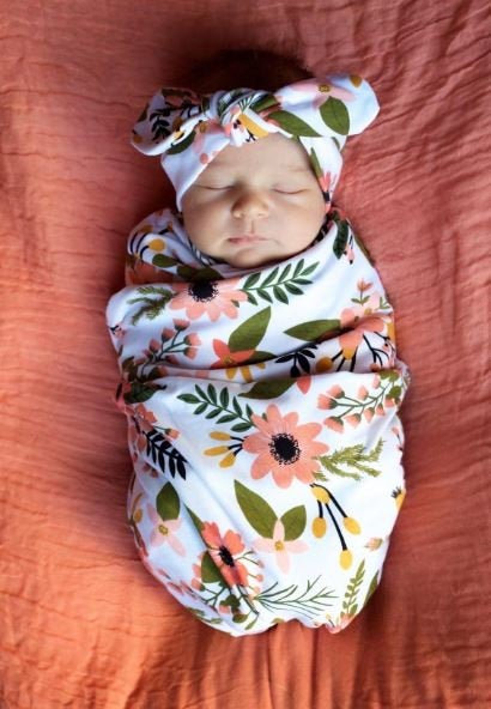 Swaddle Swaddle Set Custom Baby Swaddle Newborn Swaddle Etsy