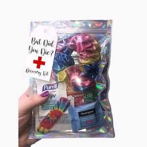 Ma hai fatto morire Kit per i postumi di una sbornia / Kit per la cura di sé / Kit di recupero del matrimonio / Addio al nubilato Regalo di addio al nubilato Borsa regalo addio al nubilato Bomboniera per feste di addio al nubilato