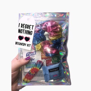 I Regret Nothing Hangover Kit / Self Care Kit / Wedding Recovery Kit Regalo Bachelorette Gift Bachelorette Gift Bachelorette Gift Bachelorette Party Favor