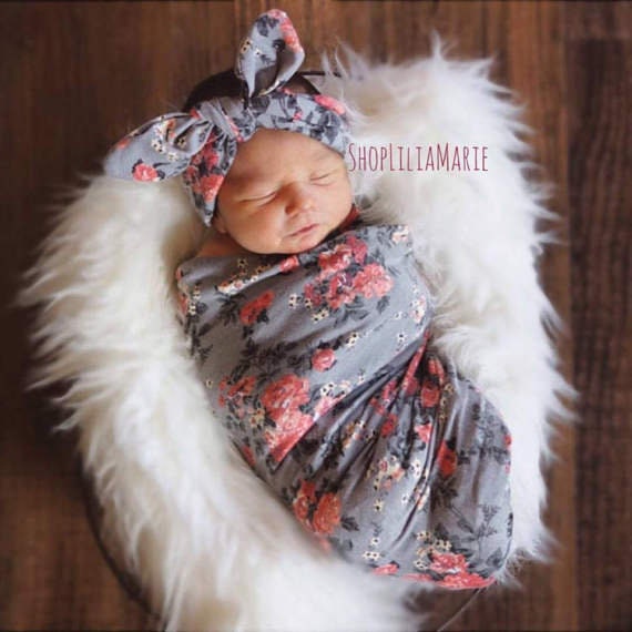 Swaddle Swaddle Set Custom Baby Swaddle Newborn Swaddle Etsy