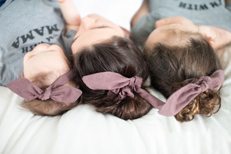 Mama and Me scrunchies and head wrap sets