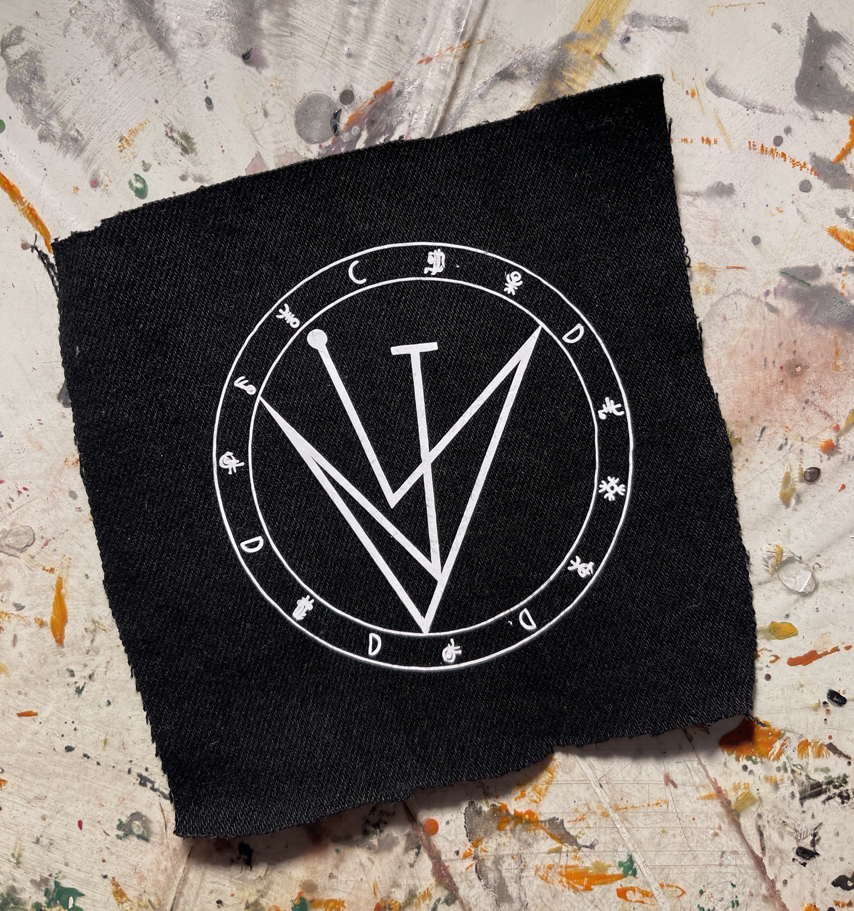 My chemical romance inspired denim patches