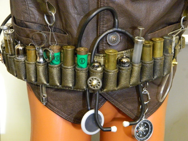 Bandolier steampunk PLAGUE DOCTOR