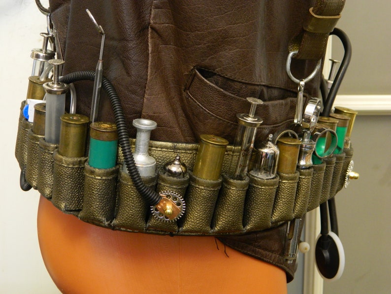 Bandolier steampunk PLAGUE DOCTOR