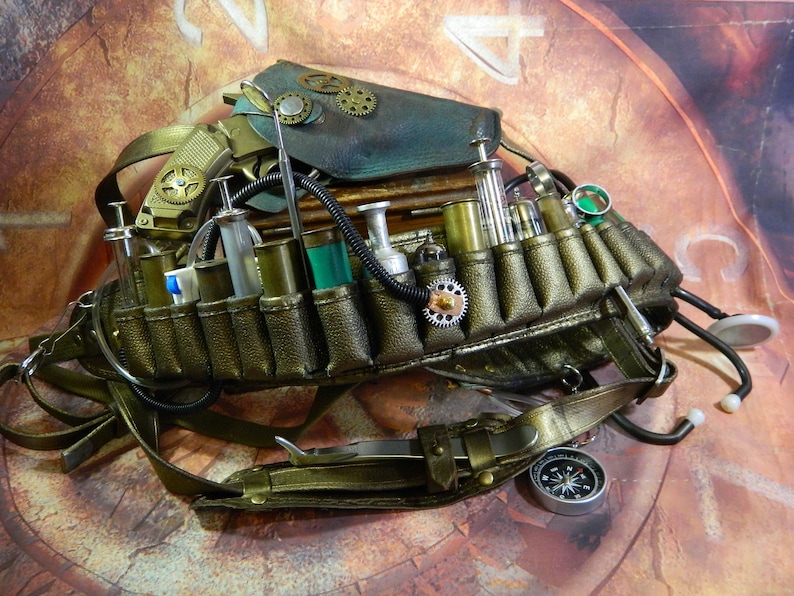 Bandolier steampunk PLAGUE DOCTOR