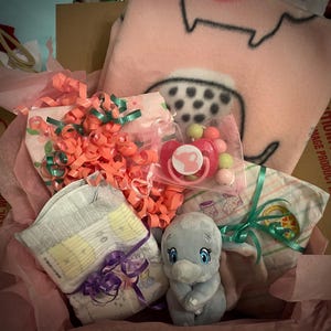 Medium Personalized Baby Doll Clothing and Accessory Shower Surprise Reborn box opening