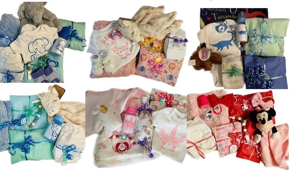 Personalized Baby Shower Surprise Reborn Box Opening