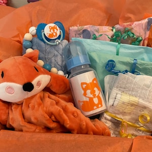 Baby Boy Fox themed Reborn Baby Doll  Shower Surprise  Box Opening