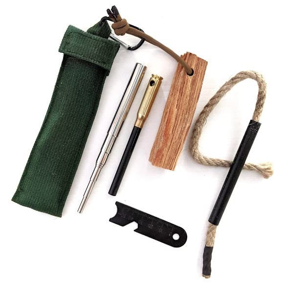 Survival Fire Starting Gear Fatwood Ferro Rod Torch Striker Etsy UK
