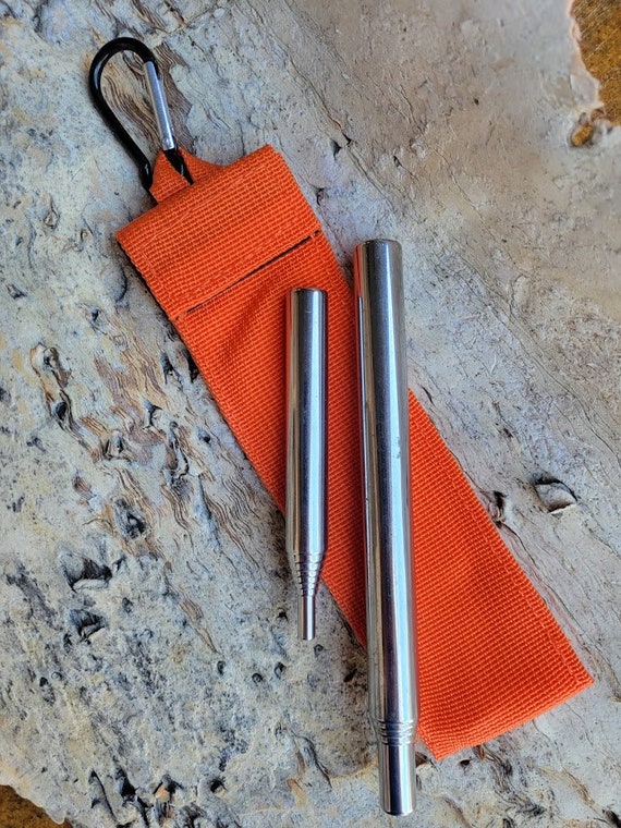 Bellows Collapsible Stainless Steel Set of 2 With Carry Bag Etsy