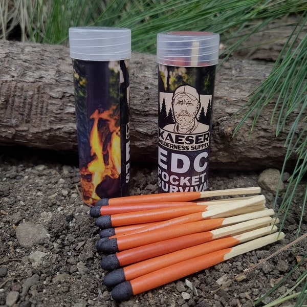 Matches Stormproof Windproof Waterproof 28 pcs Emergency's Survival OffGrid Camping Bushcraft