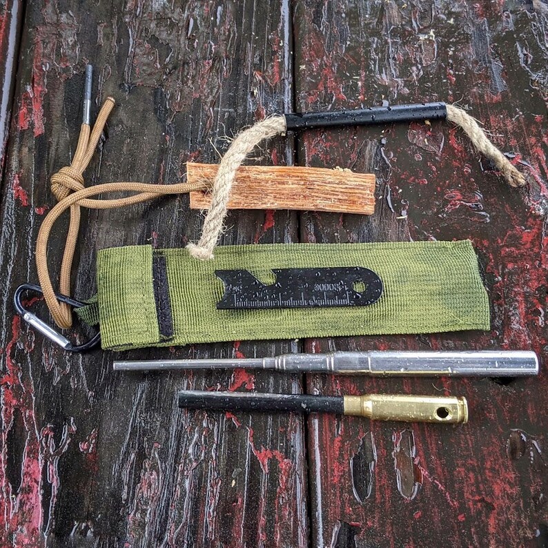 Survival Fire Starting Gear Fatwood Ferro Rod Torch Striker Etsy UK