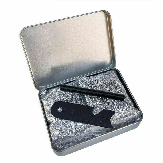 Magnesium Fire Starting Kit 4 Bags Ferro Rod Striker In a Tin