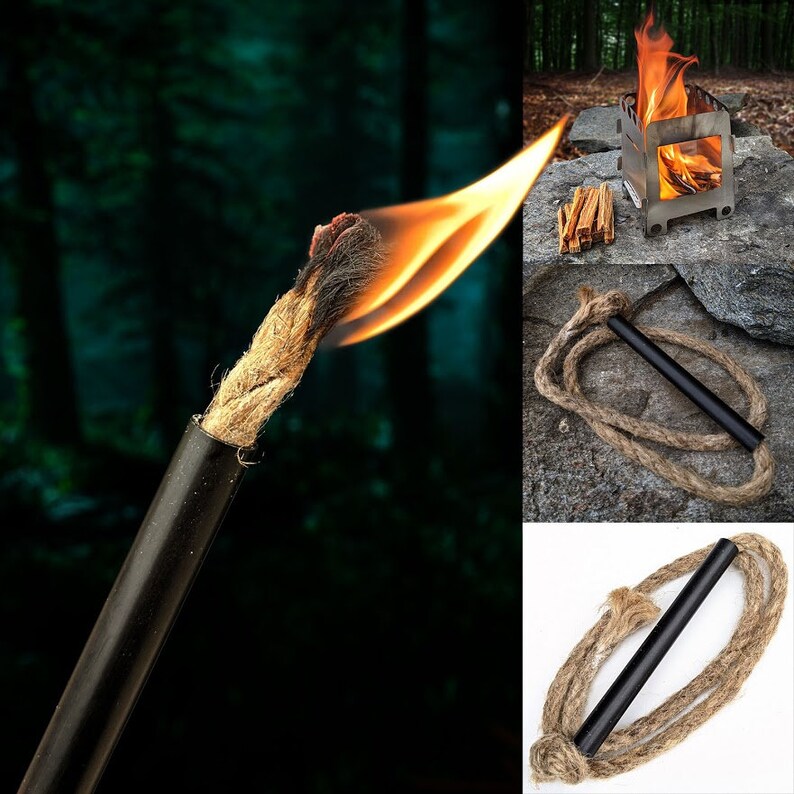 Ultieme multifunctionele overlevingsset Bushcraft Camp Fatwood EHBO-noodgeval afbeelding 6