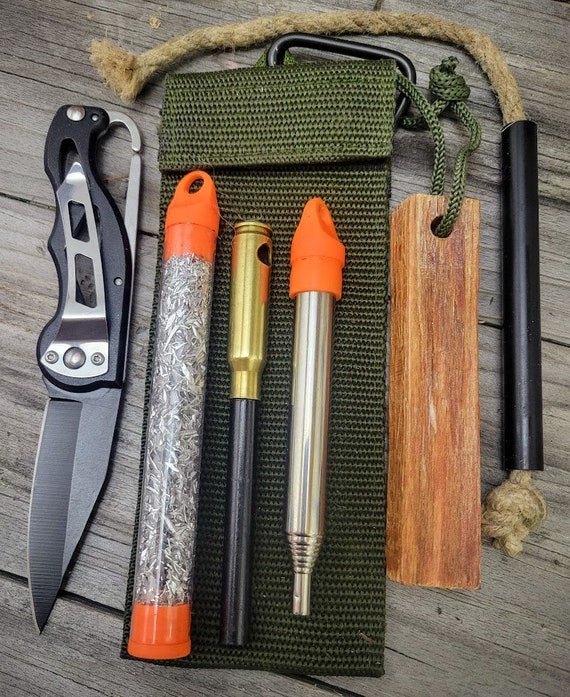 Outdoors Gift  Bushcraft Gear Survival Kit Fire Starter