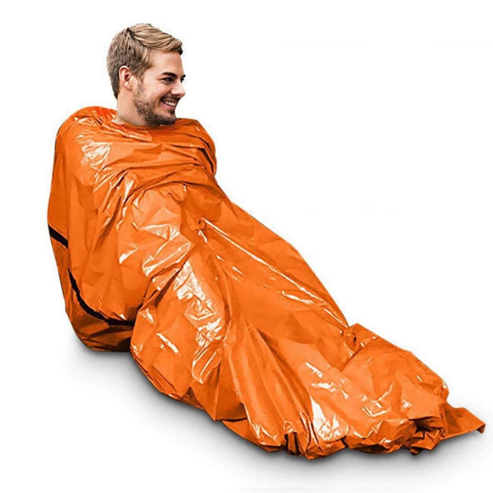 Emergency Survival Thermal Sleeping Bag Waterproof Kaeser Etsy