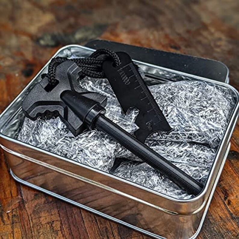 Emergency Fire Starting Magnesium Kit 6 Bags Ferro Rod Etsy