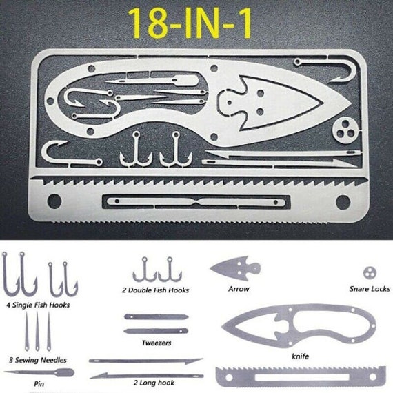 18-1 Survival Outdoor Multi Functional Fishing Tools Knife