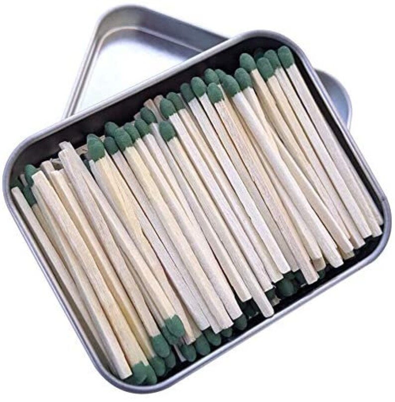 Best Wooden Waterproof Matches Camping Survival Gear Etsy