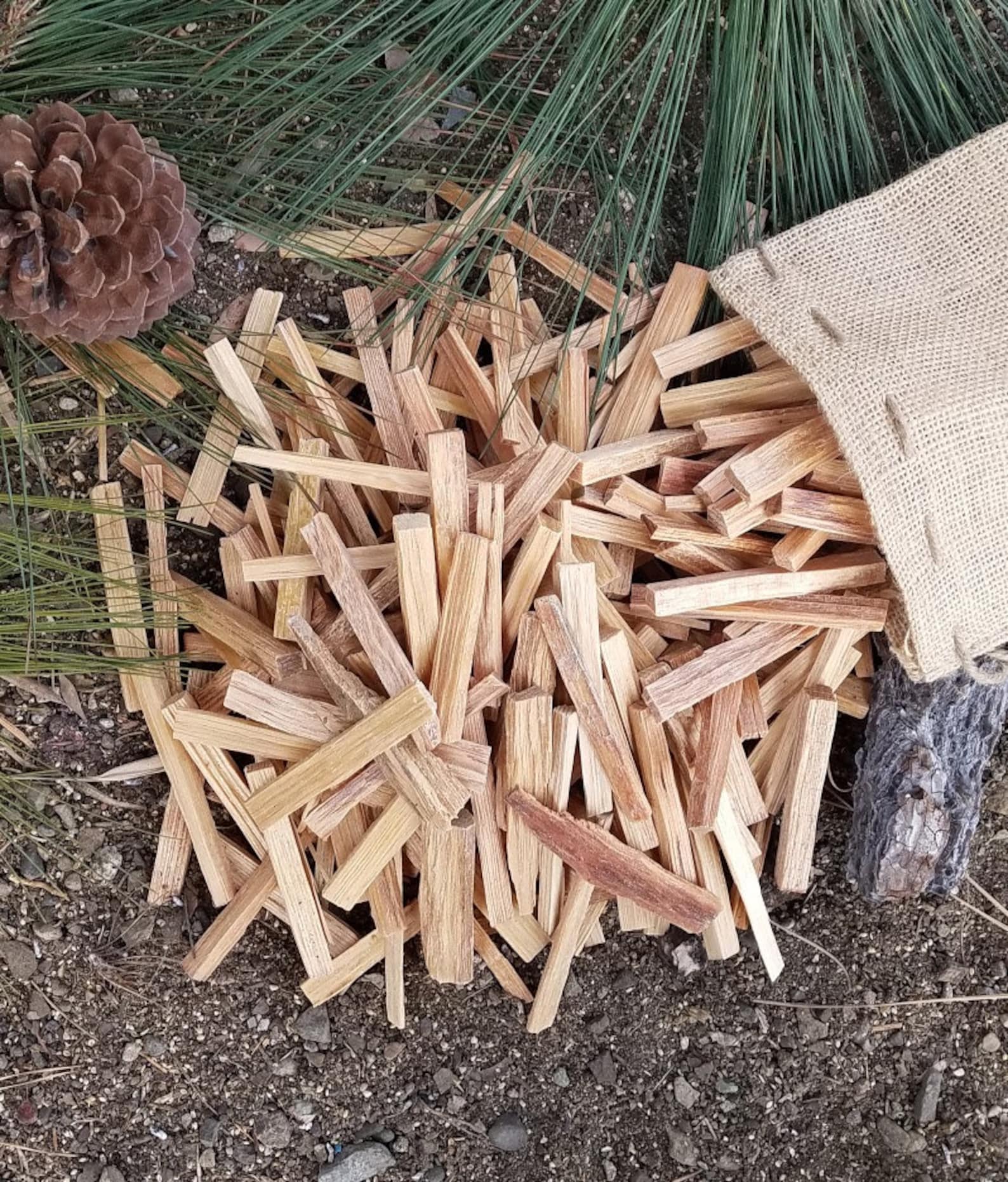 Fatwood Fire Starters 50 Sticks Hand Cut in USA Camping Hiking Etsy