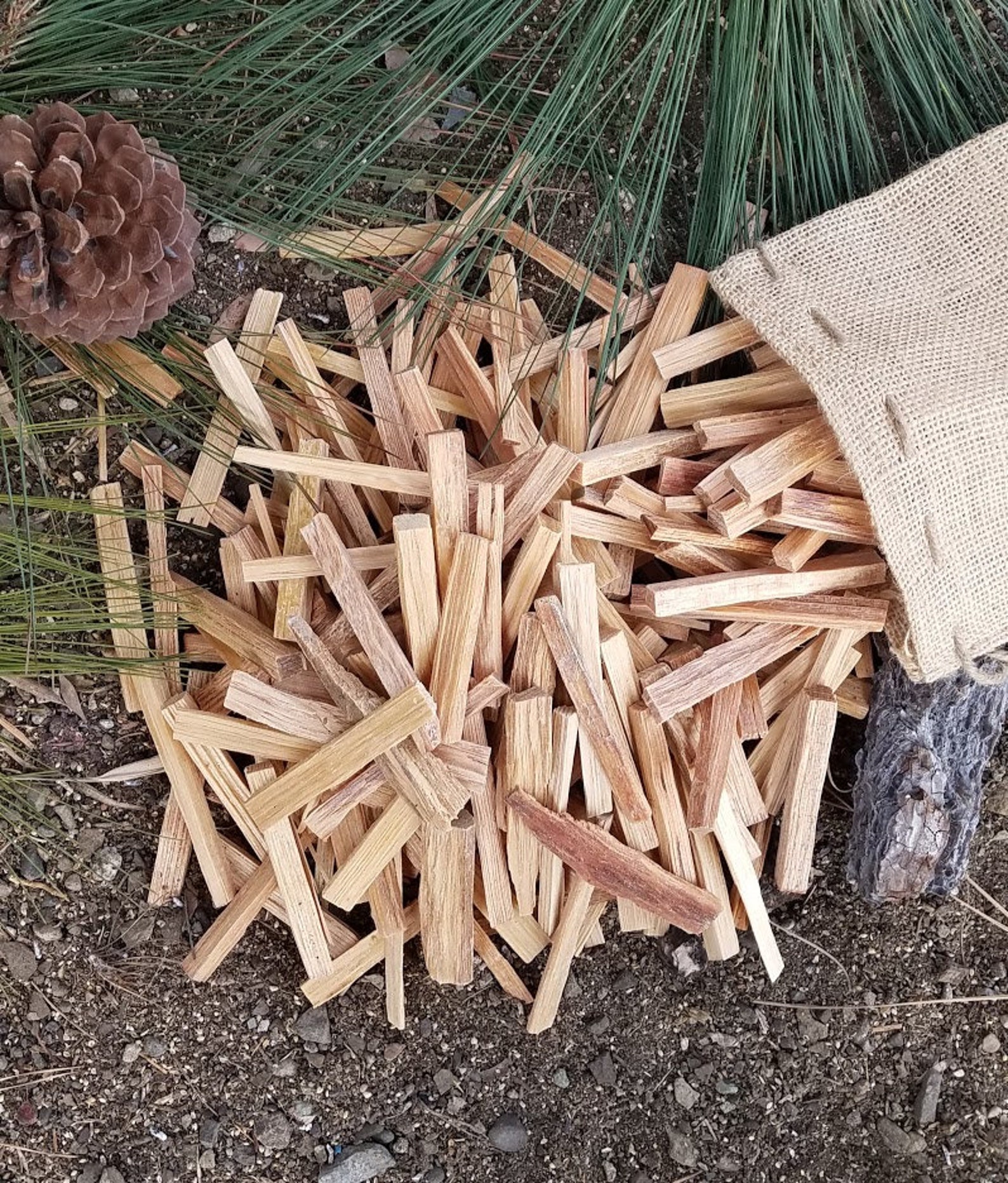 thumbnail image 2 of Aazon.co : GOATWOOD, All-Aerican Fatwood Firestarter Sticks 2 Lb Box 2 of 10