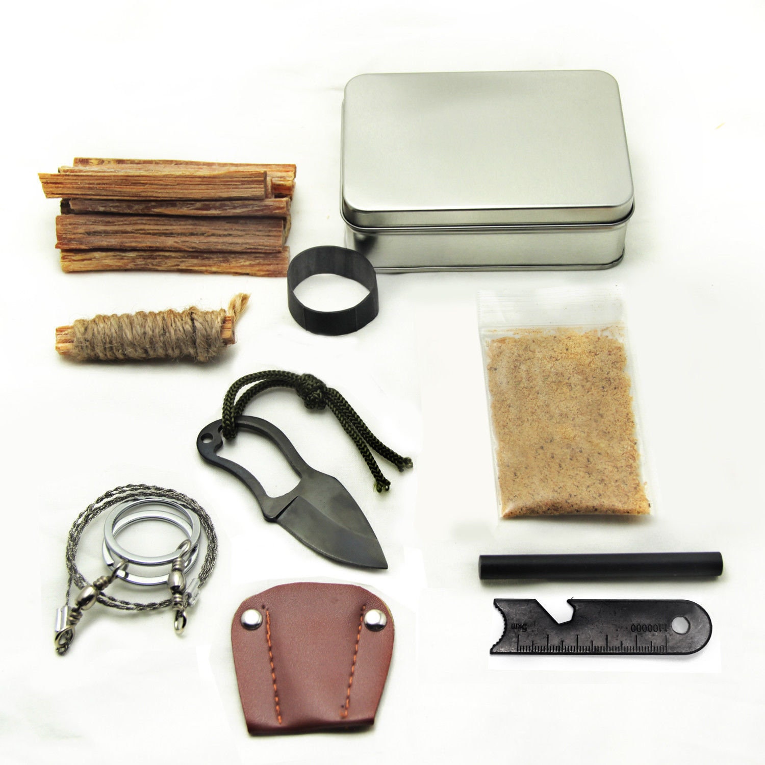 Pocket Survival Fire Starting Kit Fatwood Hand Cut in USA Pocket Survival Fire Starting Kit Fatwood Hand Cut in USA