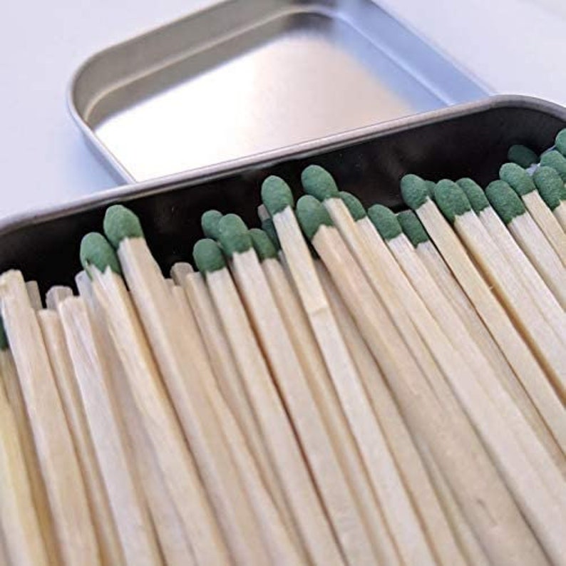 Best Wooden Waterproof Matches Camping Survival Gear Etsy