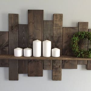 Rustic, Farmhouse Reclaimed Wood Shelf