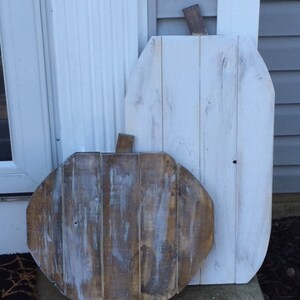 Fall Decor Halloween Decorations Rustic Wooden Pumpkins - Set of 2 - Etsy