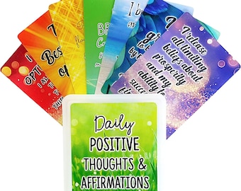 Positive Affirmation Karten: Tägliche Inspiration Deck (54 Karten)