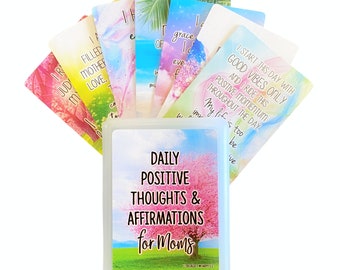 Positive Affirmationskarten für Mütter: Tägliche Ermutigung (54 Karten)