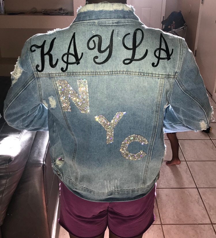 custom rhinestone jackets